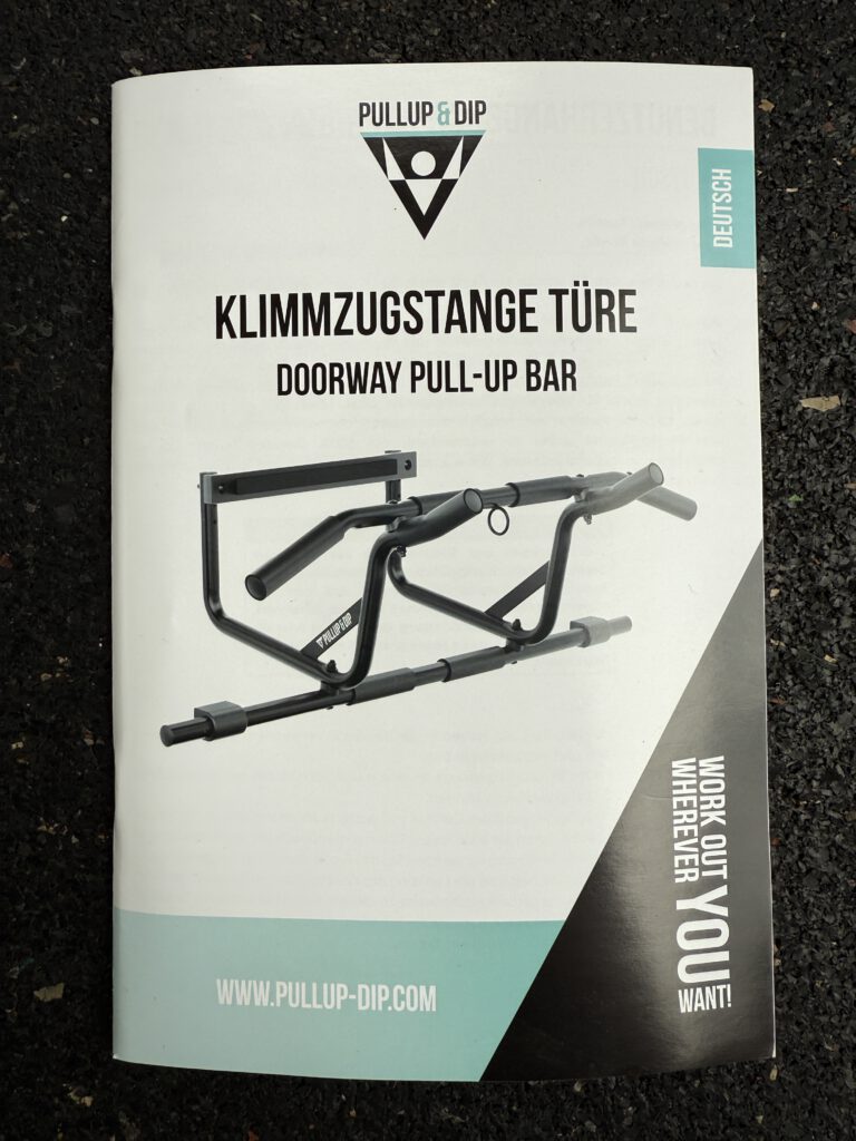 Klimmzugstange von PULLUP&DIP Test Erfahrungen