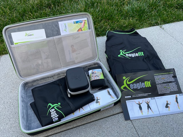 EAGLEFIT PRO EMS Anzug Erfahrungen Test Lieferumfang