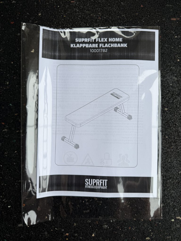 Hantelbank von SUPRFIT Flex Home Bedienungsanleitung