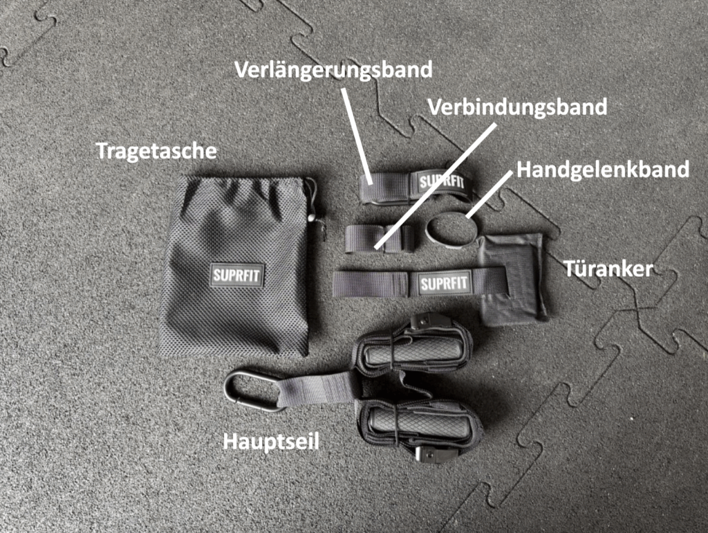 Suprfit Schlingentrainer Test Lieferumfang
