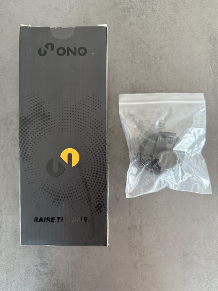 Barbell Jack Trinkflasche von ONO Test und Erfahrungen Lieferumfang
