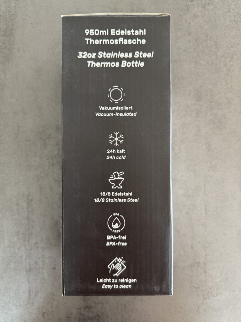 Barbell Jack Trinkflasche von ONO Test und Erfahrungen Lieferumfang