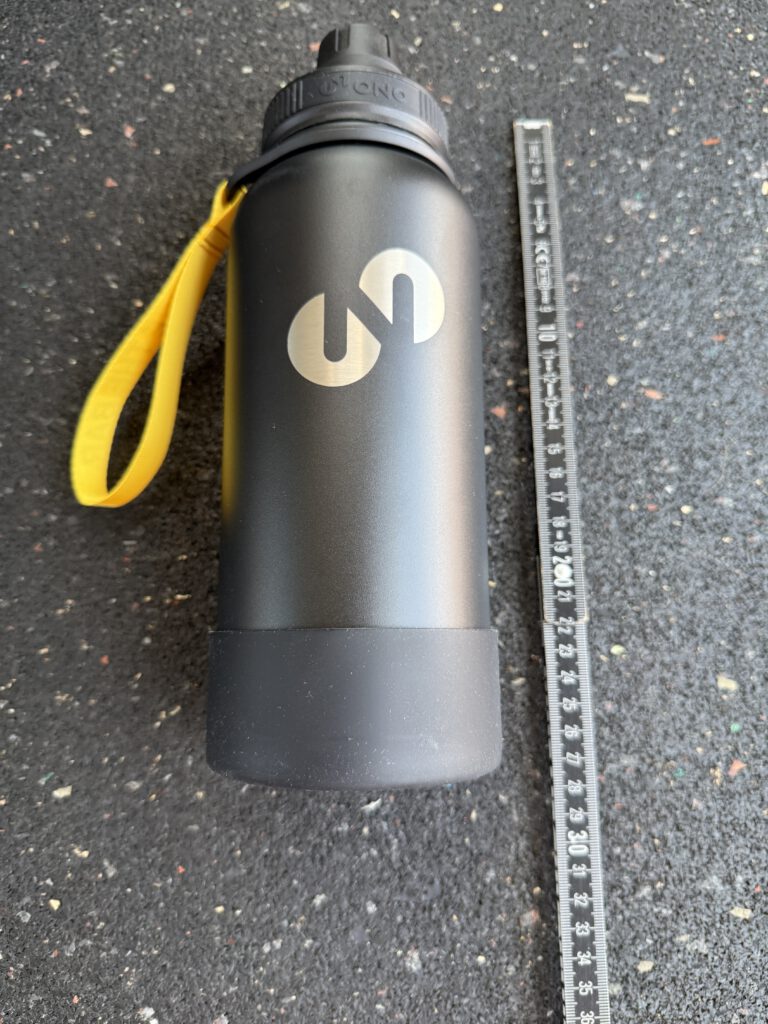 Barbell Jack Trinkflasche von ONO Test und Erfahrungen Maße Größe