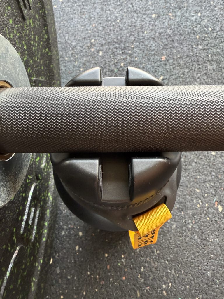 Barbell Jack Trinkflasche von ONO Test und Erfahrungen Detailaufnahme