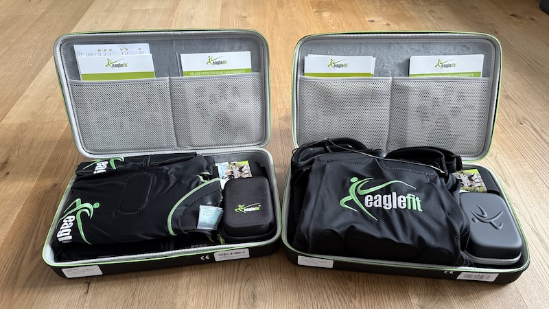 Eaglefit EMS PRO vs. EMS Connect – Welches EMS-System passt besser zu dir? 1 Eaglefit EMS PRO und EMS Connect Lieferumfang im direkten Vergleich