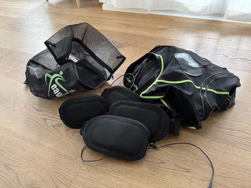 Eaglefit EMS Connect im Test – EMS-Training flexibel zuhause & unterwegs 20 Reinigung des Eaglefit EMS Connect Anzugs im Wäschesack